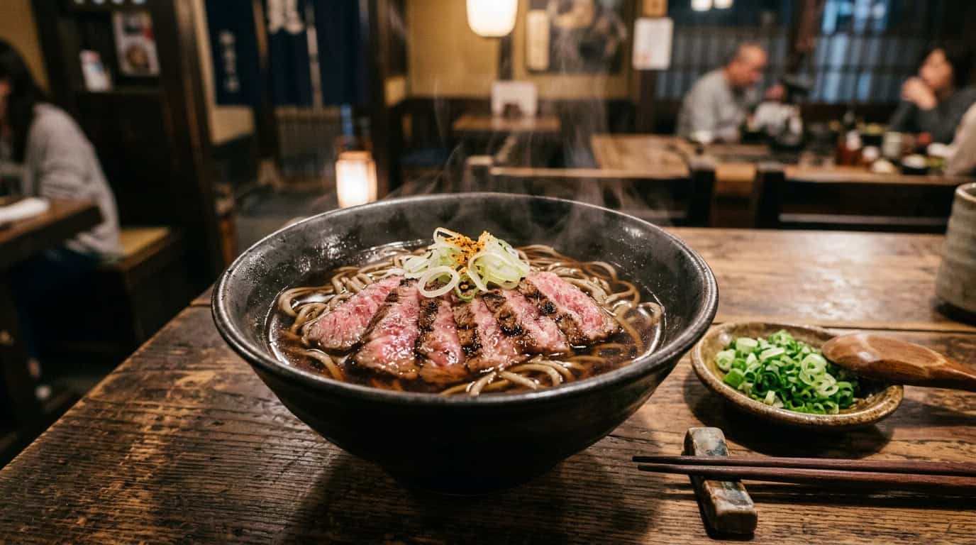 gujo hachiman soba local food