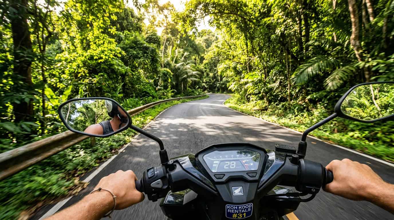 Koh Kood scooter road travel