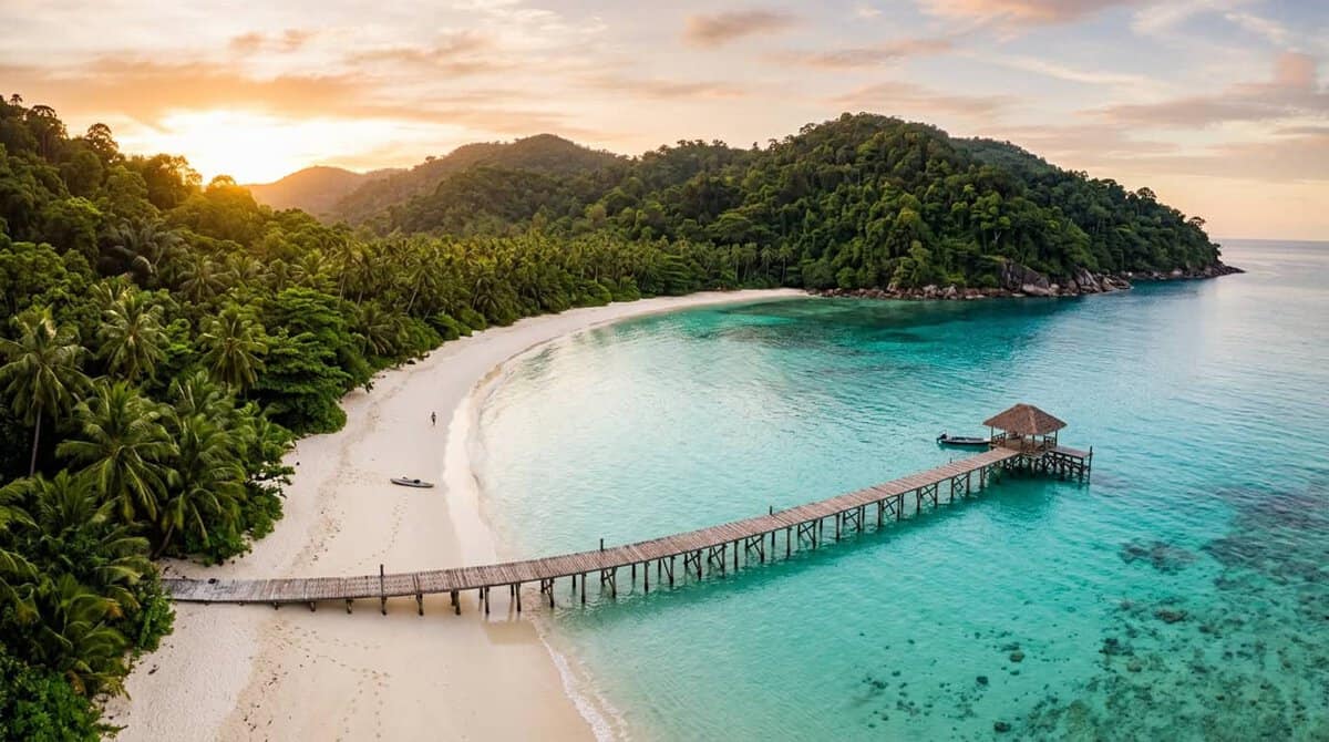 Thailand hidden destinations Koh Kood beach with turquoise water