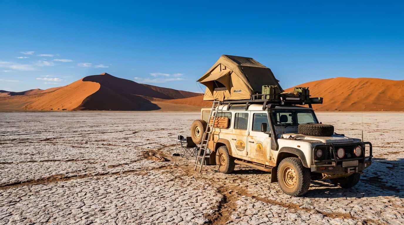 trending travel destinations 2026 Namibia 4x4 overlanding safari vehicle