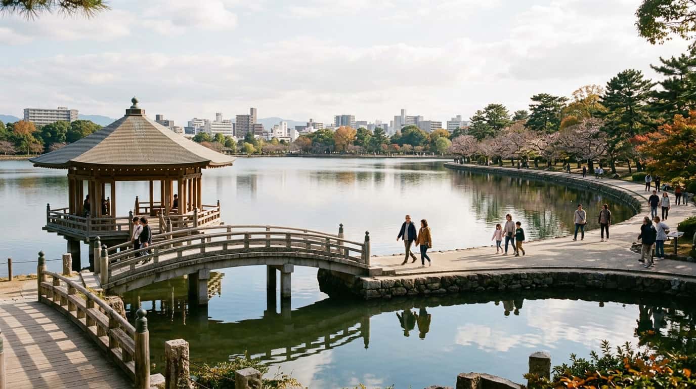 Fukuoka travel guide Ohori Park view